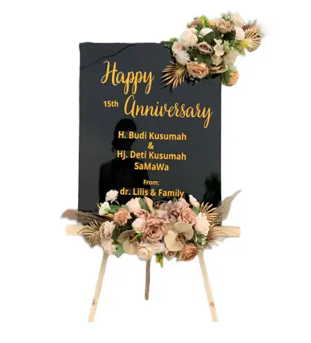 Papan Bunga Akrilik Woloan Dua