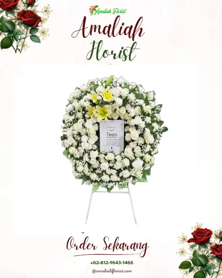 Krans Bunga Duka Woloan Dua