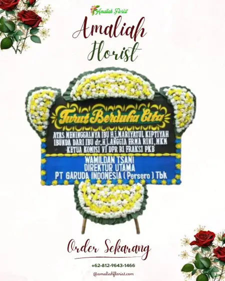 Papan Bunga Duka Woloan Dua